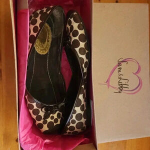 Sam & Libby Polka Dot Ballet Flats size 6.5